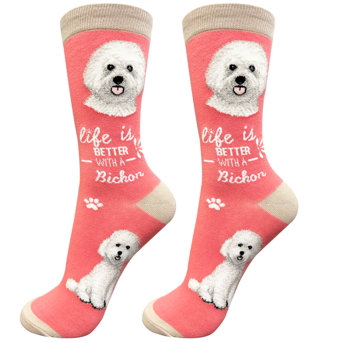 Bichon Frise Dog Socks Unisex