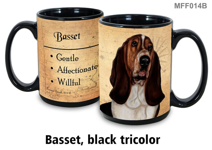 Basset Tri Mug Coffee Cup