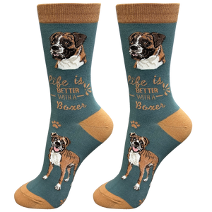 Boxer Dog Socks Unisex