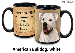 American Bulldog White Mug Coffee Cup