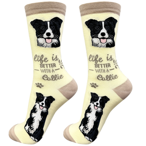 Border Collie Dog Socks Unisex