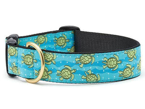 Sea Turtle Extra Wide Dog Collar