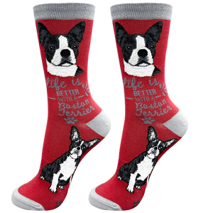 Boston Terrier Dog Socks Unisex