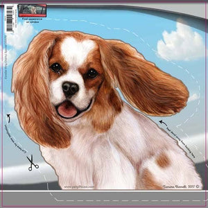 Cavalier King Charles - Dogs On The Move Window Decal