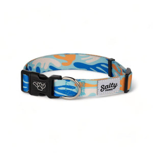 Coral Camo Eco Friendly Dog Collar Made with Repreve