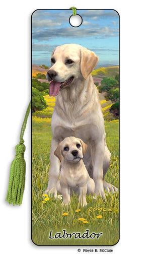 3D Dog Bookmark - Labrador