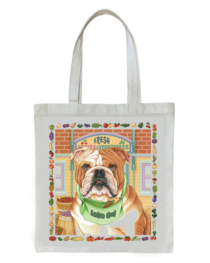Bulldog -   Dog Breed Tote Bag