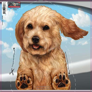 Cockapoo - Dogs On The Move Window Decal