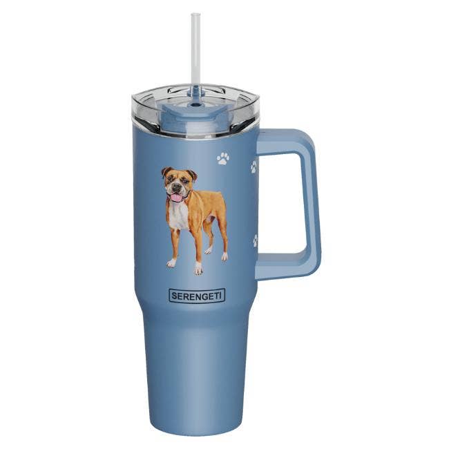 Boxer, uc 40 oz Tumbler with Handle and Straw Lid