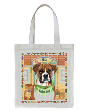 Boxer Fawn Uncropped -   Dog Breed Tote Bag