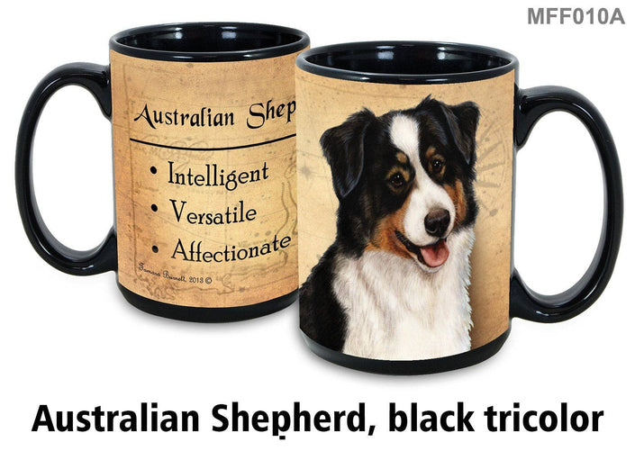 Australian Shepherd Black Tri Mug Coffee Cup