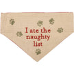 Wiggle/Naughty List Small Collar Bandana