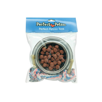 Perfect Petzzz Dog Bowl/Toy Set