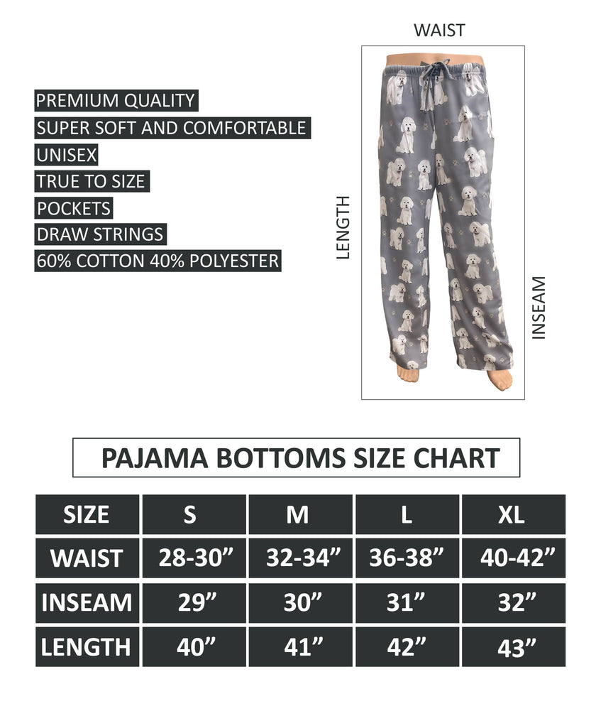 Bichon Frise Pajama Bottoms