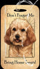 Travel in Style with Our Cockapoo Blond Luggage Tag