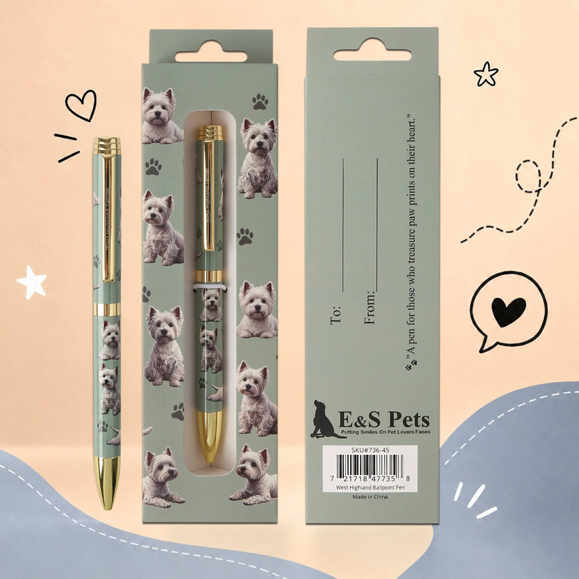 Westie Pet Lover Ballpoint Pen