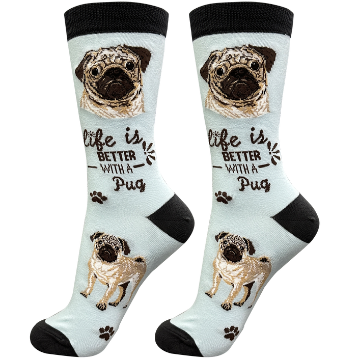 Pug Dog Socks Unisex