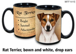Rat Terrier Red & White Uncropped Mug Coffee Cup