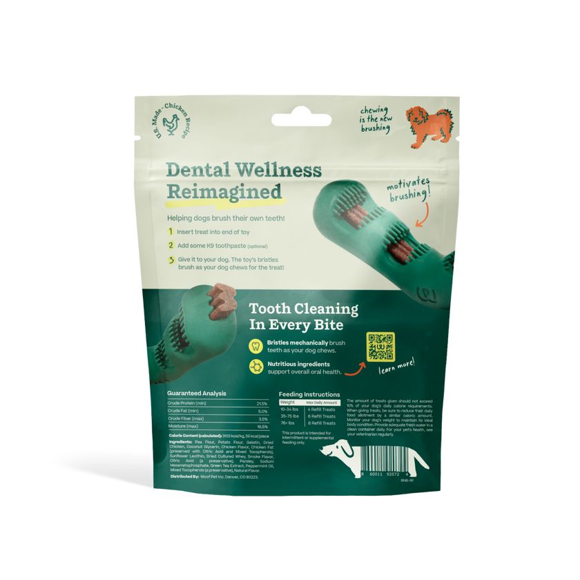 Dog Treat Chicken Bite n' Brush Dental Refills