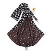 Furry Fido Chevron Black Adjustable Pocket Pet Sling