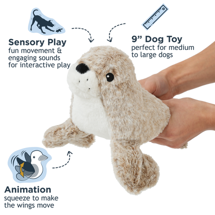 Dog Toy Seal Animated Plush Toy