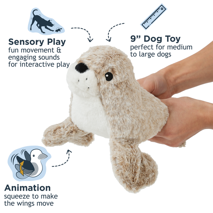 Dog Toy Seal Animated Plush Toy