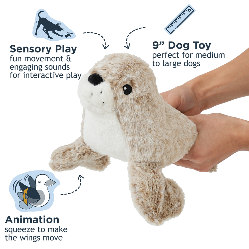 Dog Toy Seal Animated Plush Toy
