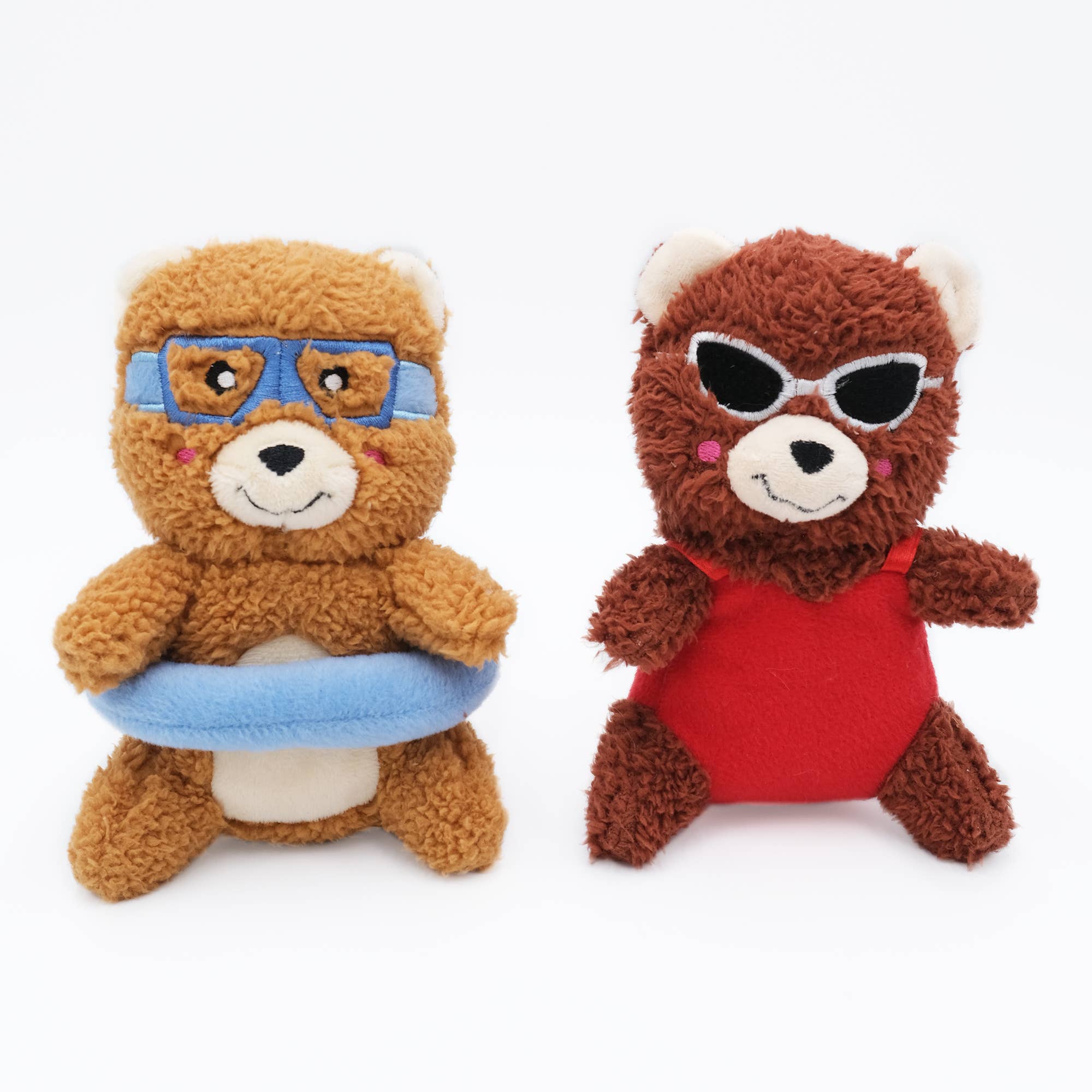Dog Toy Bears Poolside Fun Cheeky Chumz Jr Plush Toy Set