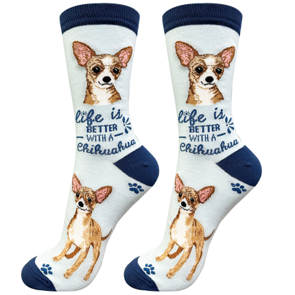 Chihuahua Fawn Dog Socks Unisex