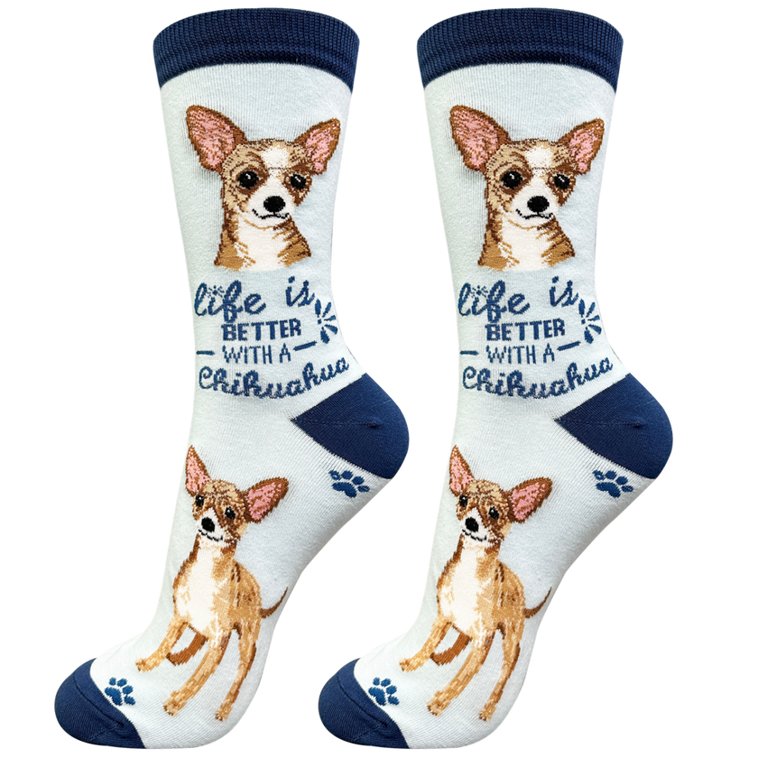Chihuahua Fawn Dog Socks Unisex
