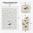 Cavalier King Charles, oven mitt set