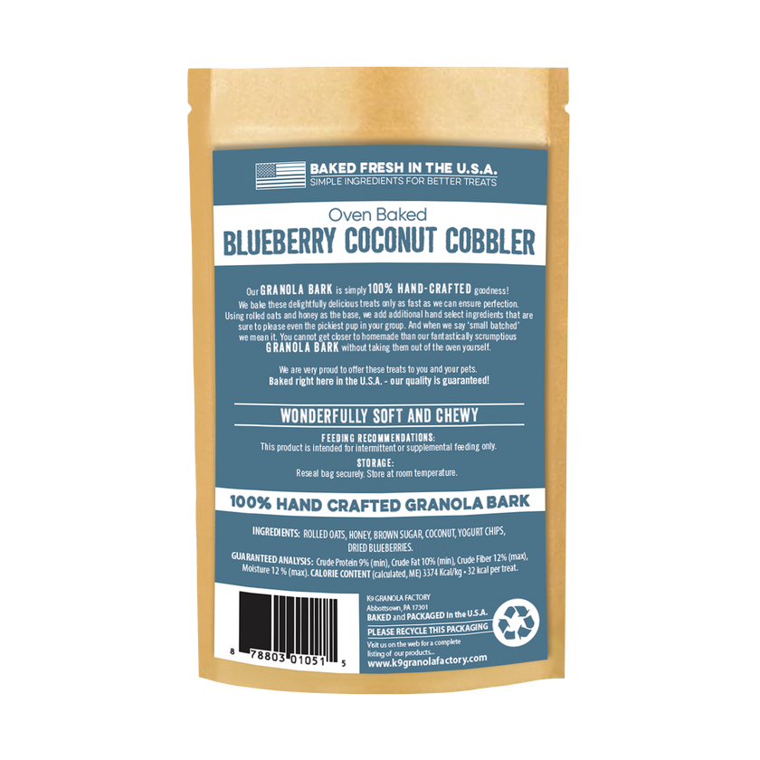 Granola BARK Blueberry Coconut Cobbler 10oz