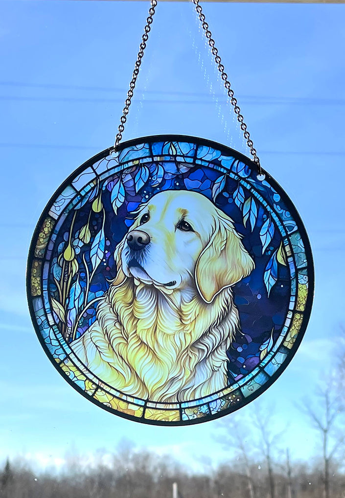 Golden Retriever Suncatcher