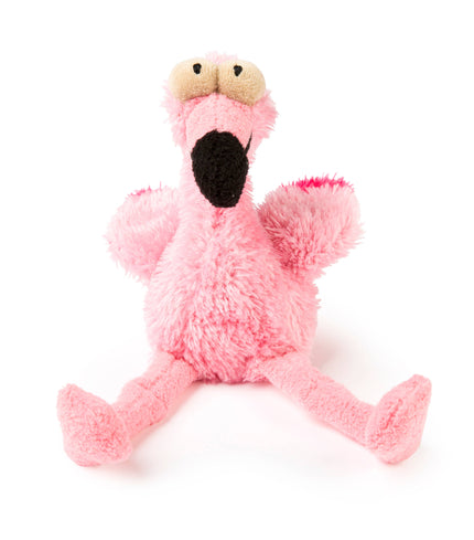 FuzzYard Dog Toy Little Flo the Flamingo Small