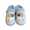 Pug Dog Pet Lovers Comfy Snuggs Slippers