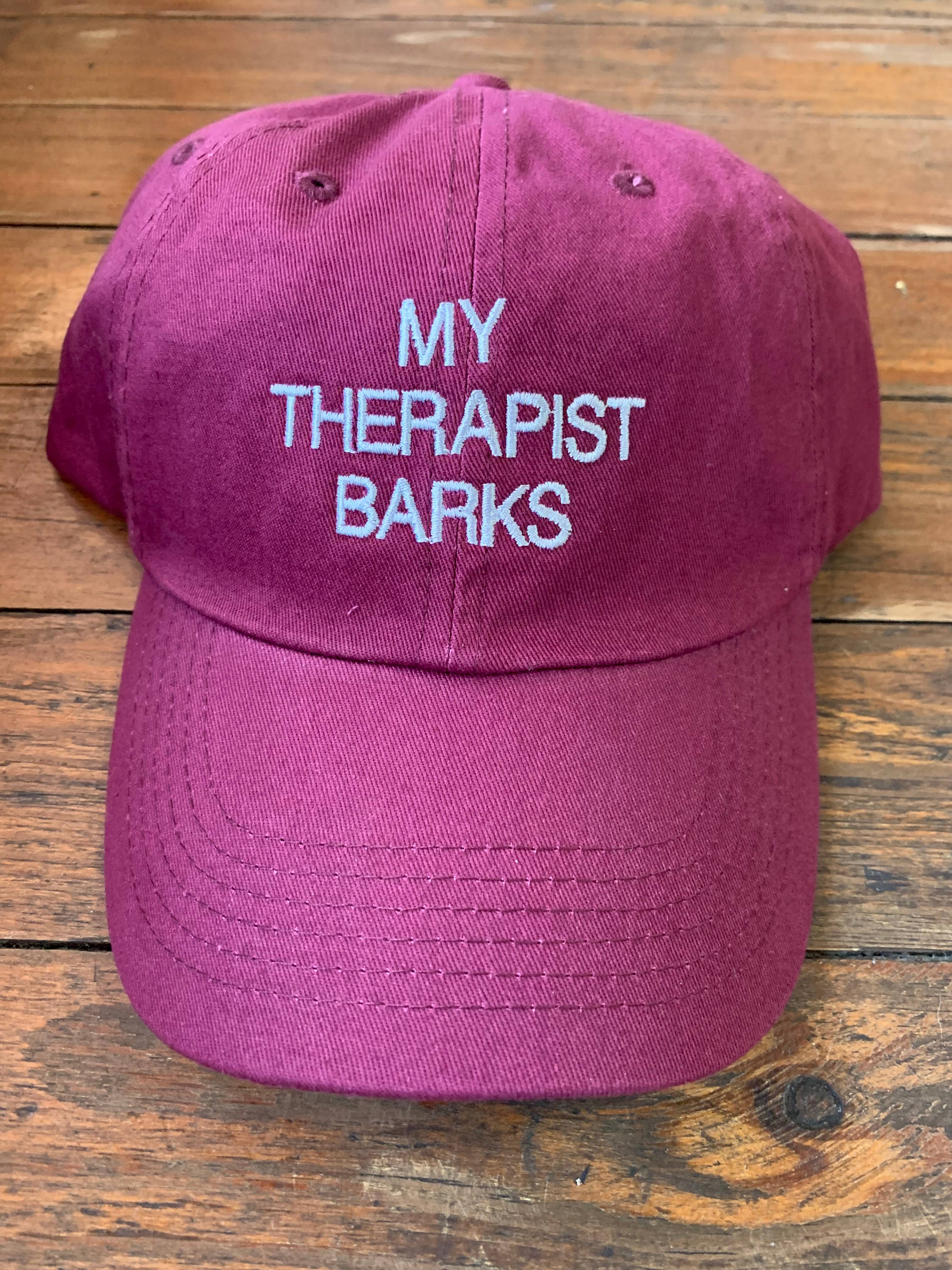 My Therapist Barks Hat