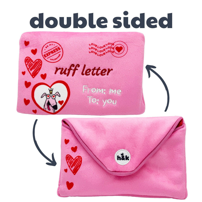 Seek 'n Treat Ruff Letter Dog Toy (Double-Sided)