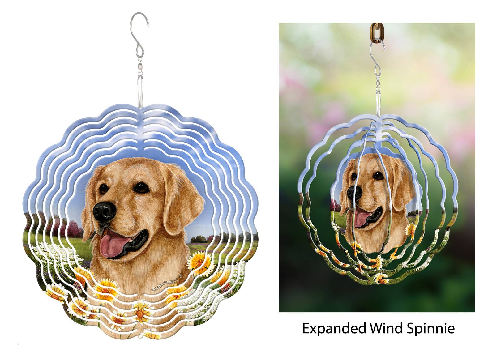 Golden Retriever - Wind Spinner