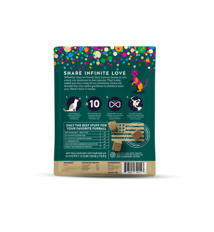 Cat Treat GivePet Birthday Purr-resnt Freeze Dried Cat Treats