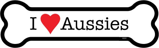 Aussies Bone Shaped Magnet