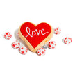 Valentine's Hearts Dog Tennis Ball Mini or Regular Single