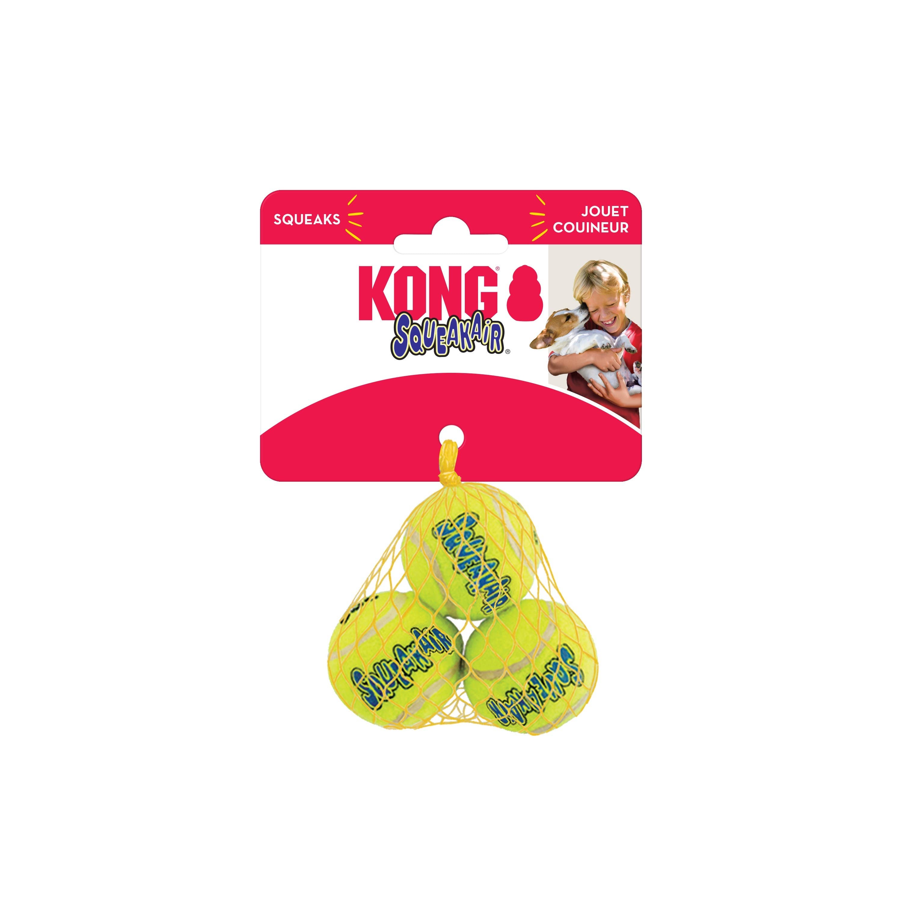 KONG® SqueakAir® Balls Dog Fetch Toy XS