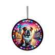 English Bull Dog Acrylic Window Ornament