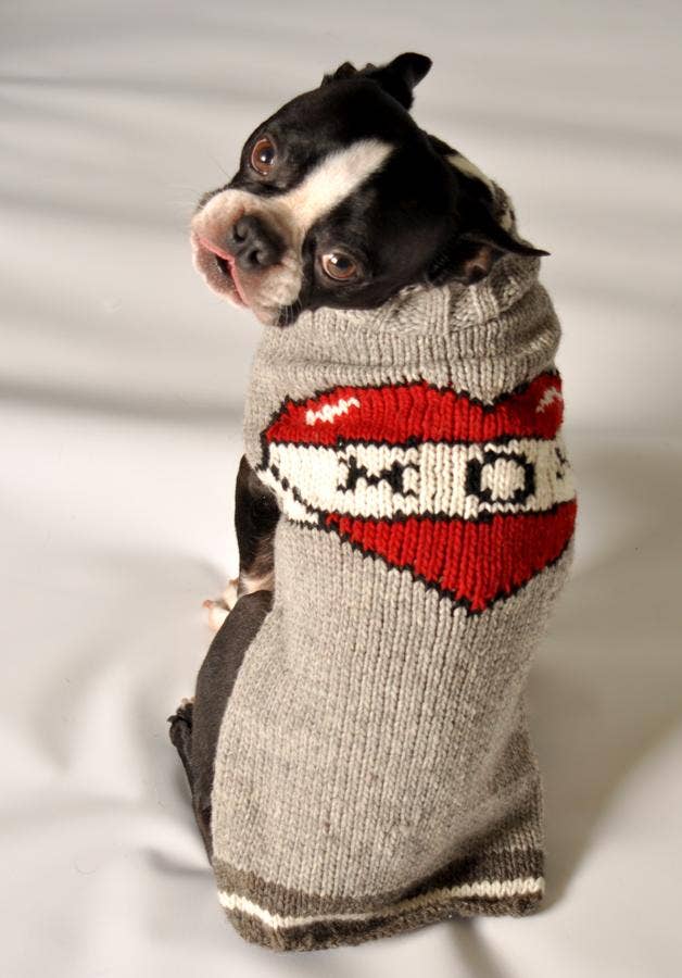 Tattooed Mom Dog Wool Pet Sweater