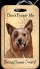 Travel in Style with Our Australian Cattledog Red Merle Luggage Tag