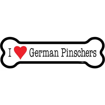 German Pinschers - Bone Shaped Magnet