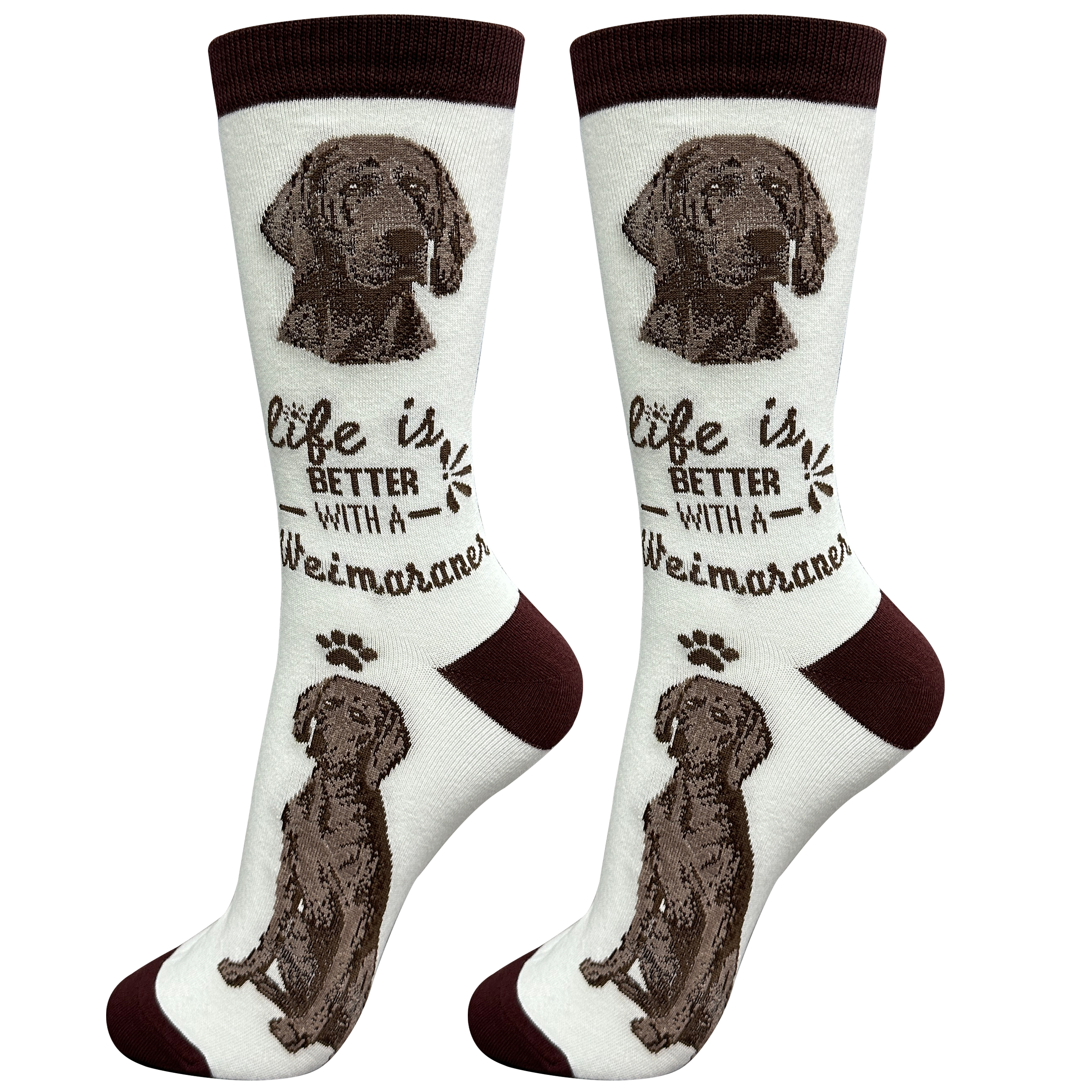 Weimaraner Dog Socks Unisex