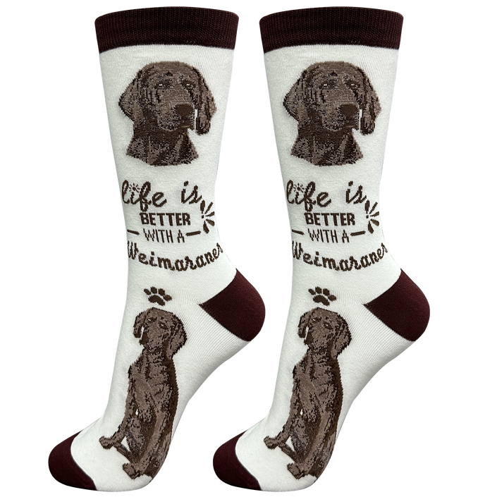 Weimaraner Dog Socks Unisex