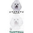 Poodle White Magnetic List Pad