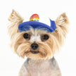 Trucker Hat for Dogs/Cats: Island Sunset Red / Small